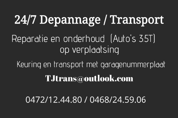 transportbedrijven Wuustwezel TJ Trans